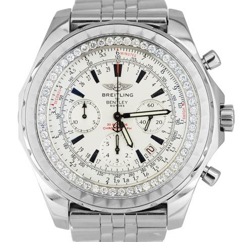 breitling bentley diamond watch|breitling bentley pre owned.